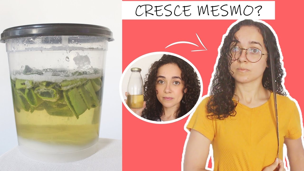 MEL DE BABOSA CASEIRO | FAZ O CABELO CRESCER RÁPIDO?