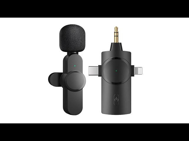 Review: AIKELA Wireless Microphone for iPhone/Android/Camera/PC, Mini  Wireless Lavalier Lapel Mic 