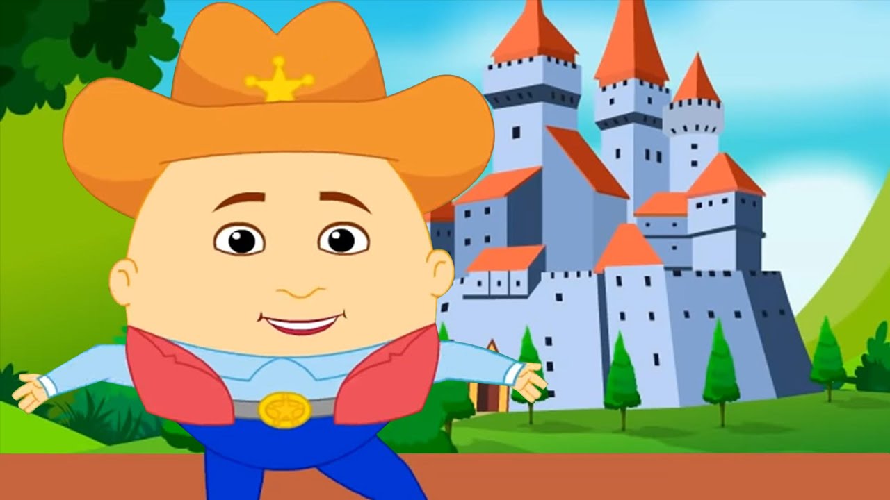 Humpty Dumpty Sat On A Wall, Preschool Song & Rhyme for Kids - YouTube
