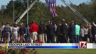 Hundreds gather to say goodbye to slain NC trooper