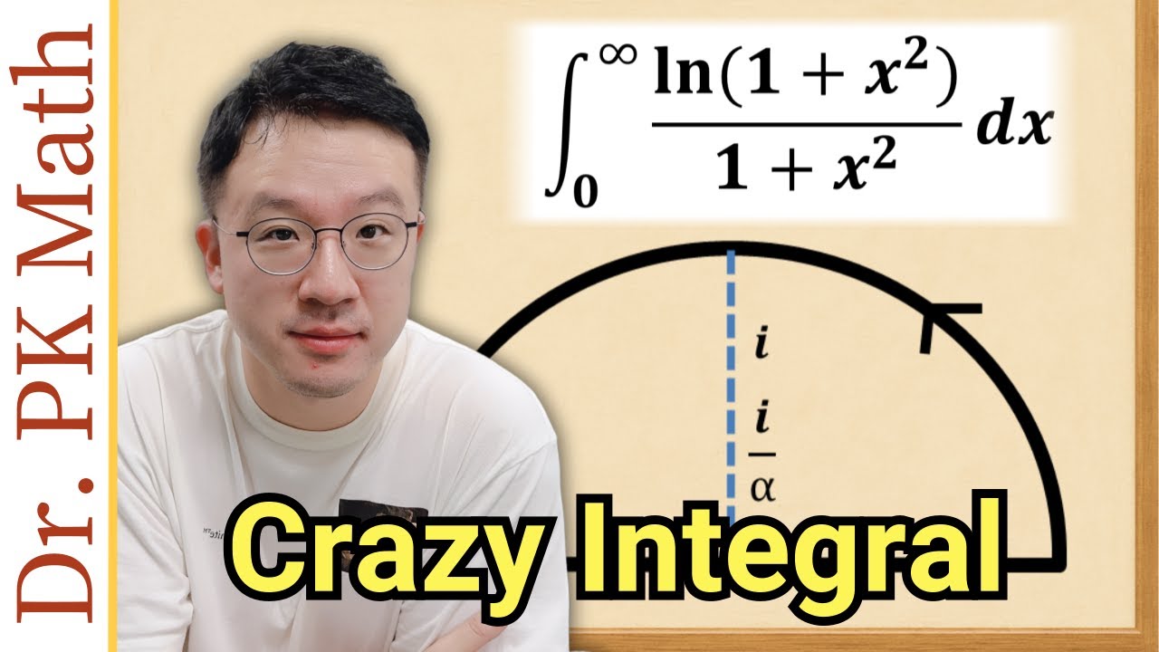 A Crazy Looking Integral with Contour Method and Residue Theorem