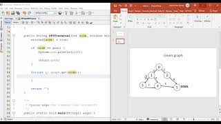 Depth-First Search in java live coding: AI Amharic tutorial.