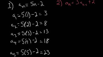 generate terms of a sequence