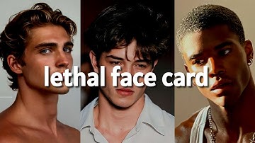 How to build a lethal face card (looksmaxxing secrets)