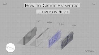 How to create parametric louvers in Revit Wealth