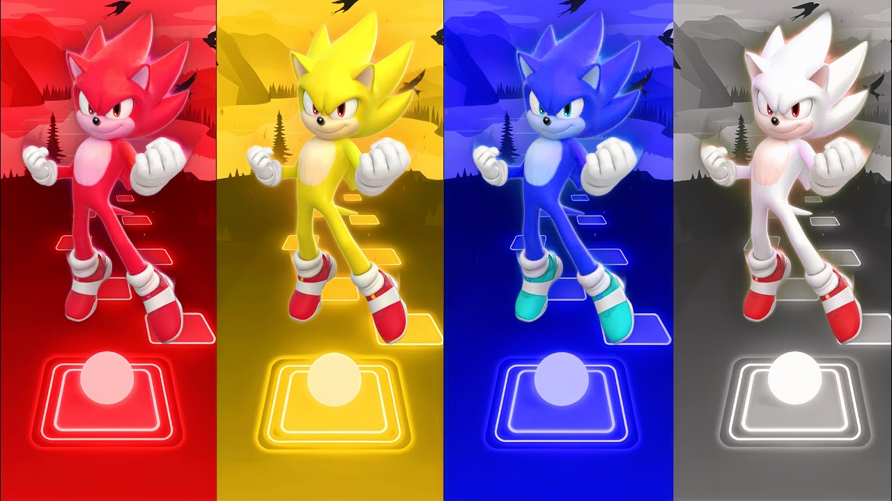 🔴 Sonic SUPER 😱OTHE HEDGEHOG 3 Tiles Hop 🎯 Cedm rush 🟢