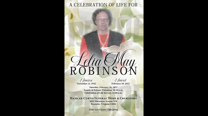 Celebration of Life for Lelia May Robinson