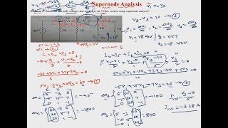 Supernode Analysis (Problem 2)