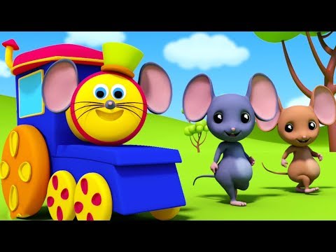 Bob pociąg | trzy ślepe myszki | rymowanek | Three Blind Mice | Kids Tv Polish | Piosenki Dla Dzieci