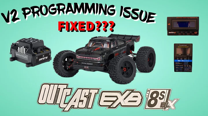 SPEKTRUM v2 esc programming issues FIXED & HOW TO program esc #arrma #fixed