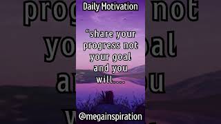 Progress Over Perfection Daily Motivation Quote Mega Inspiration