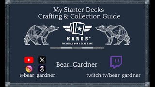 My Starter Decks Crafting & Collection Guide
