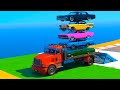 Spiderman &amp; Superheroes Parkour Course Airplane &amp; Truck | Curso de Parkour Homem-Aranha GTA V