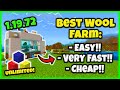 BEST WOOL FARM EVER!! (500 WOOL/HOUR!) In Minecraft Bedrock 1.20 And Java