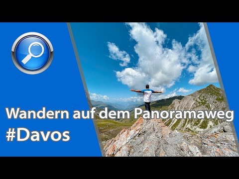 Wandern auf dem Panoramaweg - Schatzalp - StrelaPass - Strela See - Panorama Weg