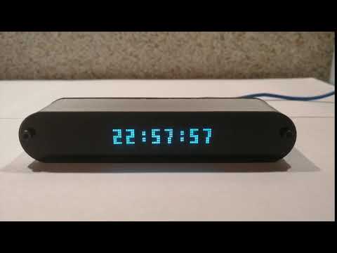 Svalbard CL11 VFD table clock (Bold font)