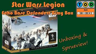 Star Wars Legion - Echo Base Defenders Unboxing | Tod Rolls Dice