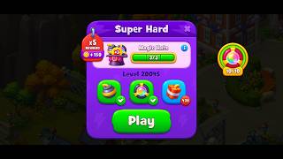 Gardenscapes SUper Hard Level 20045 Gameplay | With Boosters | No Commentary