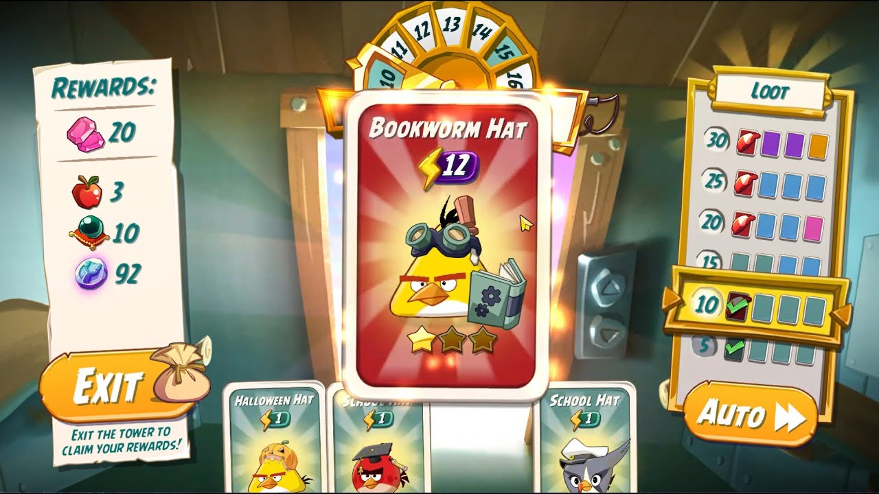 "Bookworm Hat Set" on Tower Of Fortune Day 2