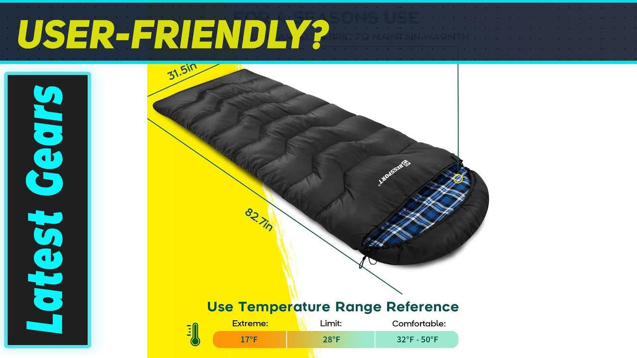 Bessport Winter Sleeping Bag: Extreme Warmth for Any Adventure!