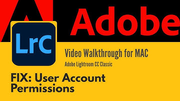 Adobe Lightroom Classic User Permissions Error | FIX