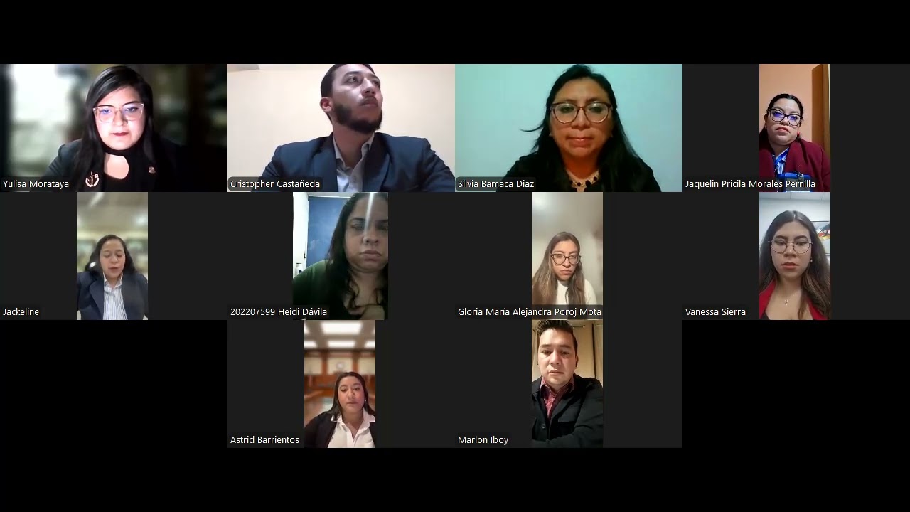 Primera parte, Audiencia Primera Declaración del delito de asesinato, Grupo 4, sección D