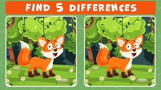 【Find the Difference】- Can you spot all the differences? - Animals 9 | Puzzle #89 screenshot 2