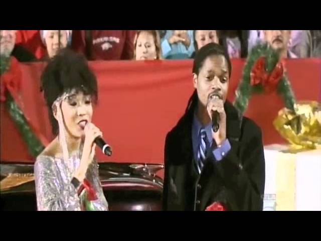 Judith Hill and Landau Eugene Murphy at the Hollywood Christmas Parade