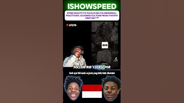 Speed Reacts to His Past in Indonesia 9th Century Javanese Culture 🇮🇩 #ishowspeed #indonesia