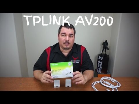 TPLINK AV200 Nano Powerline Adapter Starter Kit
