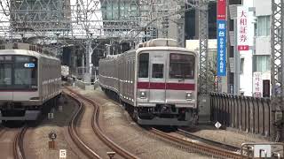 東武9050系 9151F 武蔵小杉~自由が丘「新丸子通過」にて