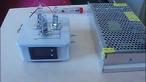 Electrical Load,test video #1:Switching Power Supply 12Volt/10Ampere