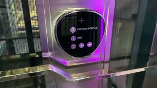 Beautiful 2018 KONE MonoSpace Traction Elevators At The Telia Tower In Solna, Sweden