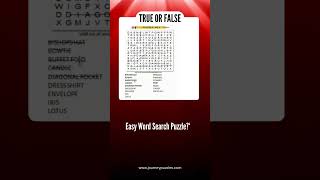 Can you do this word search puzzle