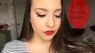 Pin Up Inspired Makeup | Valentine's Day Tutorial ♡