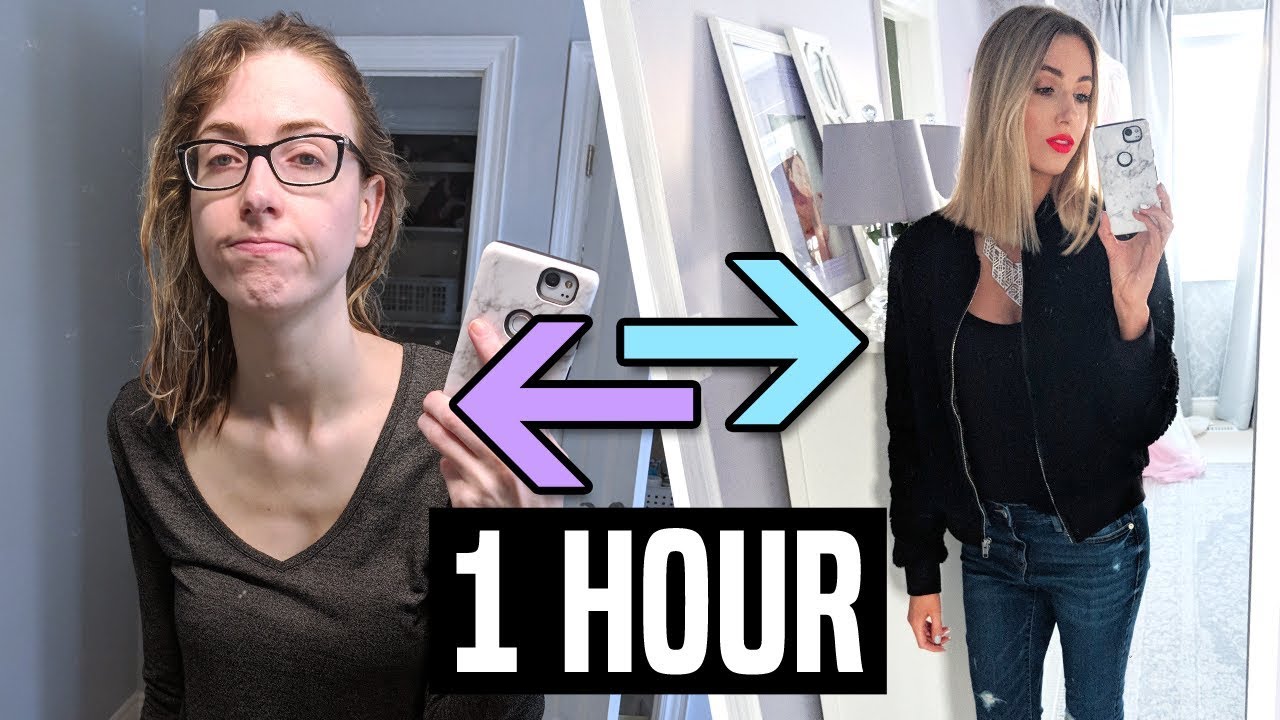 1 HOUR DATE NIGHT TRANSFORMATION / GRWM ... let's chatttt