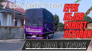 FROM A 7-TON LOAD TO 9 TONS‼️TRIP HAULING PVC FROM PASAR KEMIS TO ALAS ROBAN