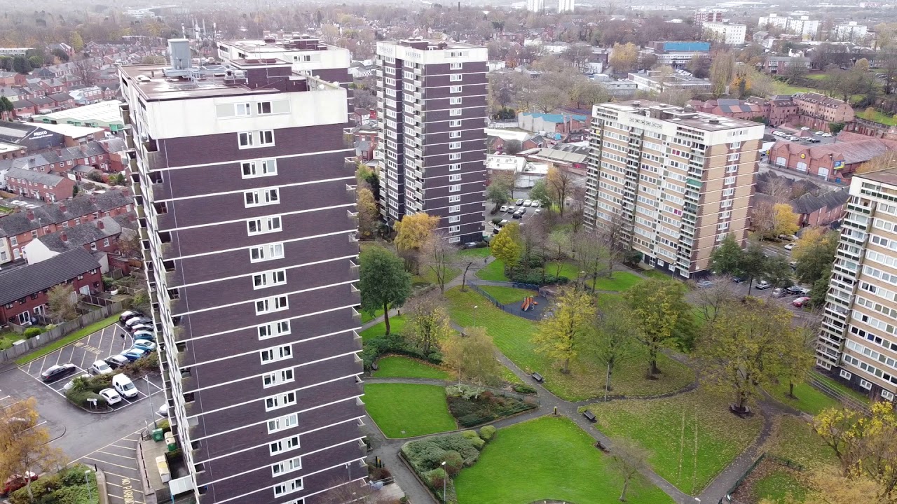 Chuckery Drone Video, Walsall Birmingham Before YouTube