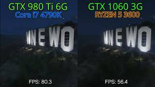 GTA V | GTX 980Ti 6GB Vs GTX 1060 3GB | Benchmark 2022