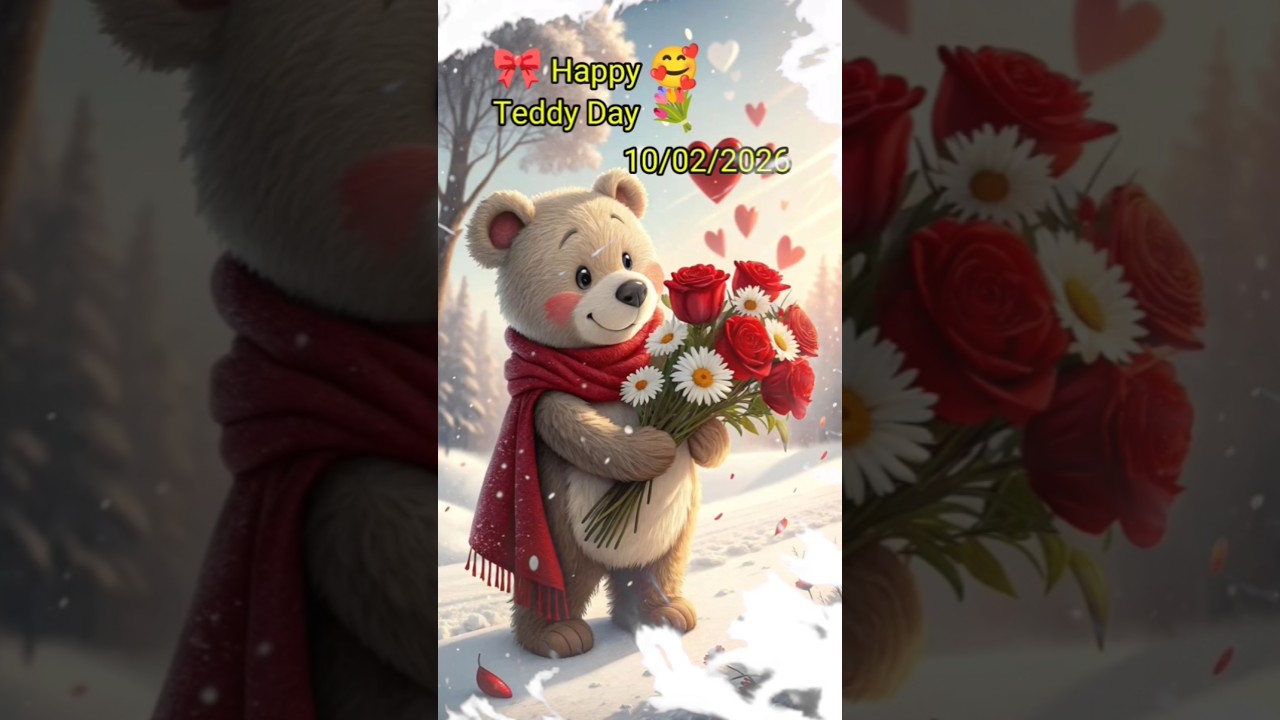 10 February | A Very Special Day 🧸 | Happy Teddy Day My Love 💕 