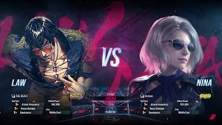 BSK (Law) VS Usman (Nina) Tekken 8 Ranked