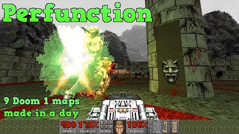 Doom ONE : Perfunction - A Doom 1 episode made in a day by MFG38 - UV blind run