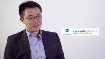 Chengwei Liu on AI - AOM Scholar Interview