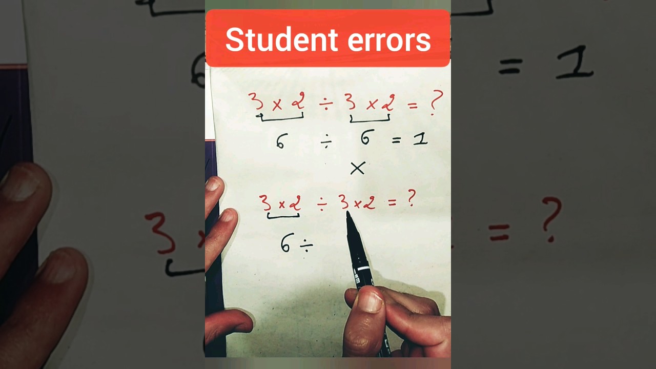 Student Errors 😱
