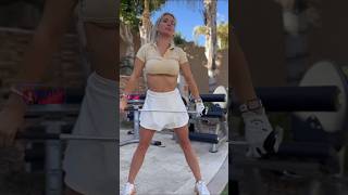 Amazing Golf Swing you need to see | Golf Girl awesome swing | Golf shorts | Aubrey Keys