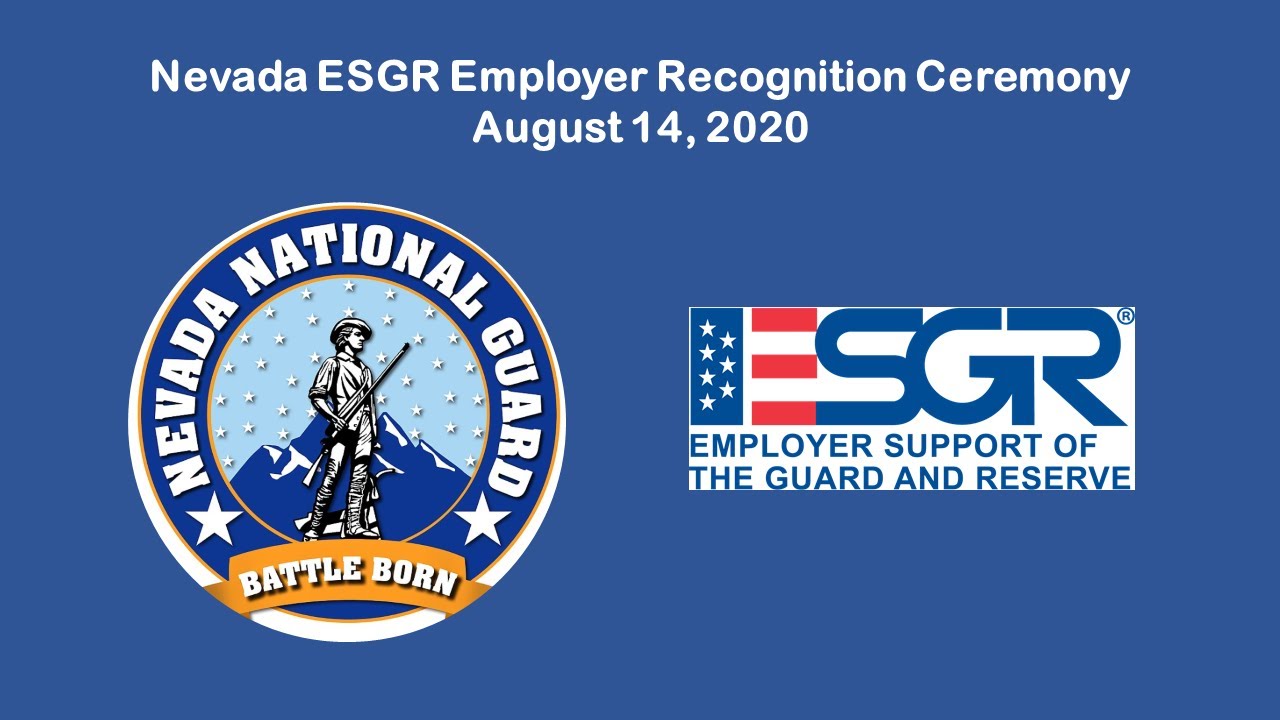 Nevada ESGR EmployerRecognition2020