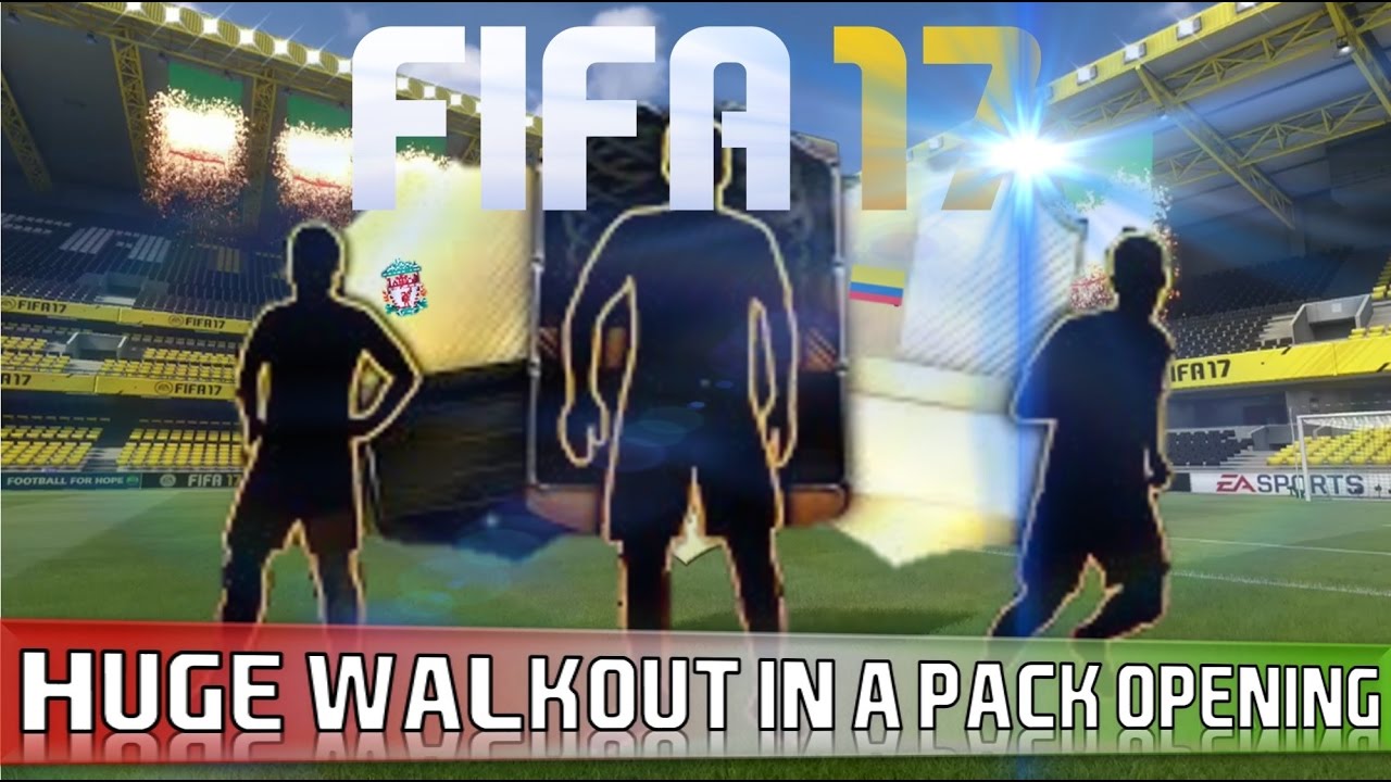 FIFA 17 | Huge walkout in a pack opening (Legend, In Forms, walkouts and more)