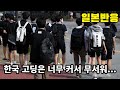 한국 고등학생의 큰 키에 놀라는 일본인들 - 일본반응