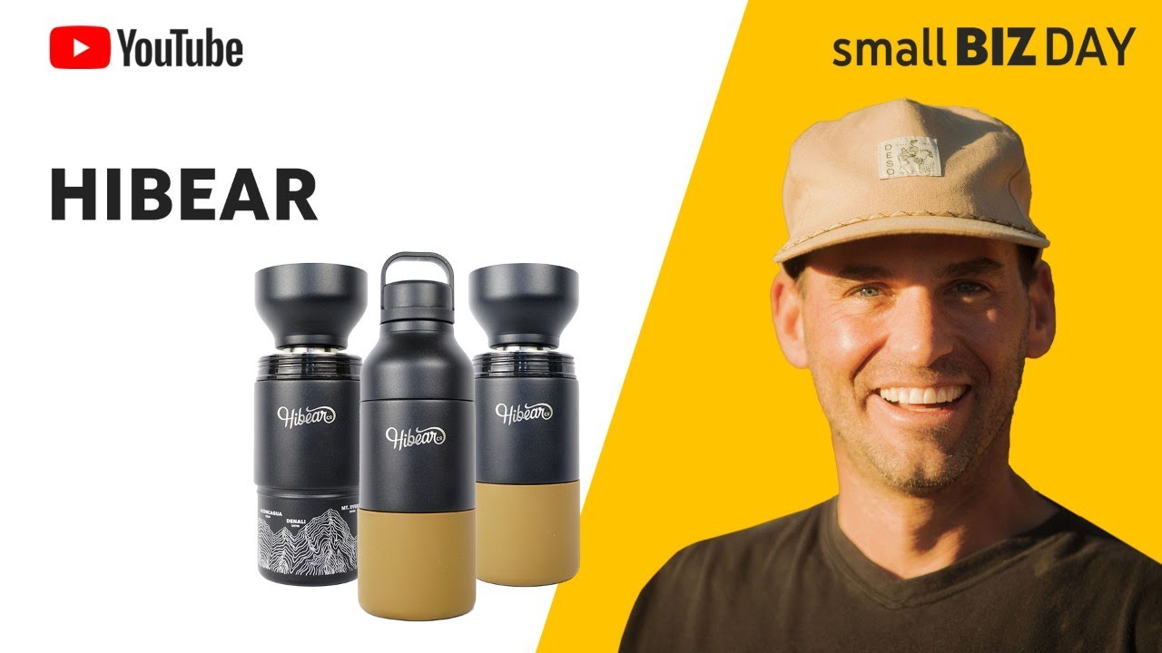Shop Hibear's Adventure Flask LIVE for YouTube Small Biz Day!