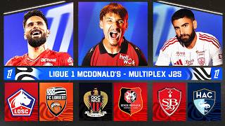 🔴 MULTIPLEX LIGUE 1 | NICE - RENNES : 0 - 4 / LILLE - LORIENT : 1 - 1 / BREST - LE HAVRE : 2 - 0